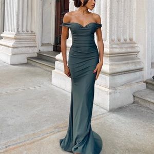 Emerald Green Gown